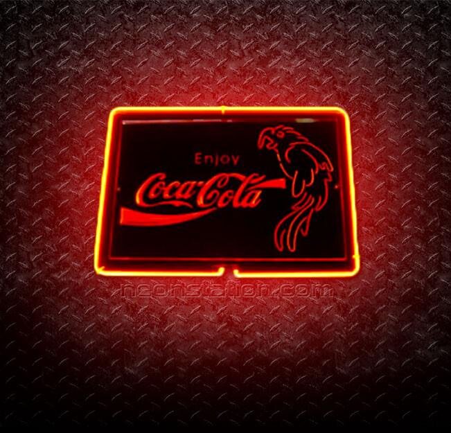 Enjoy Coca Cola with Parrot Neon Signs Light main image 0