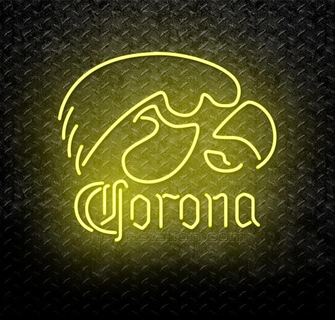 Corona University of Iowa Hawkeyes Neon Sign For Sale // Neonstation