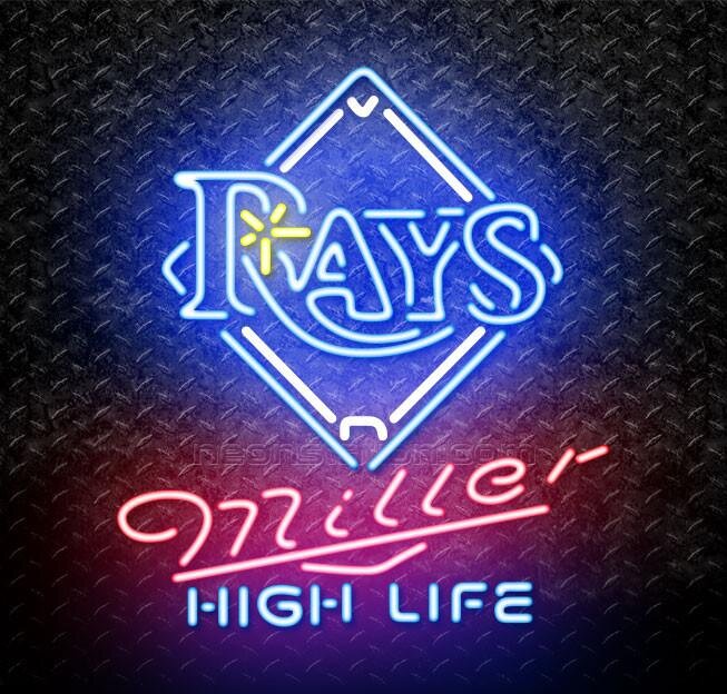 Miller High Life MLB Tampa Bay Rays Neon Sign For Sale // Neonstation