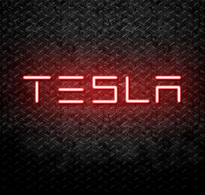 Tesla Neon Sign For Sale // Neonstation